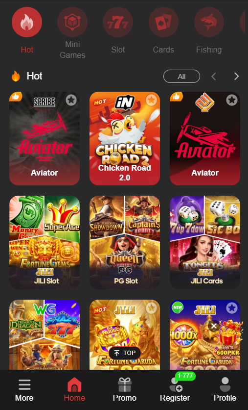 X92BET Game interface